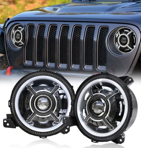 Китай Morsun Новые 9 фар для Jeep Wrangler JL