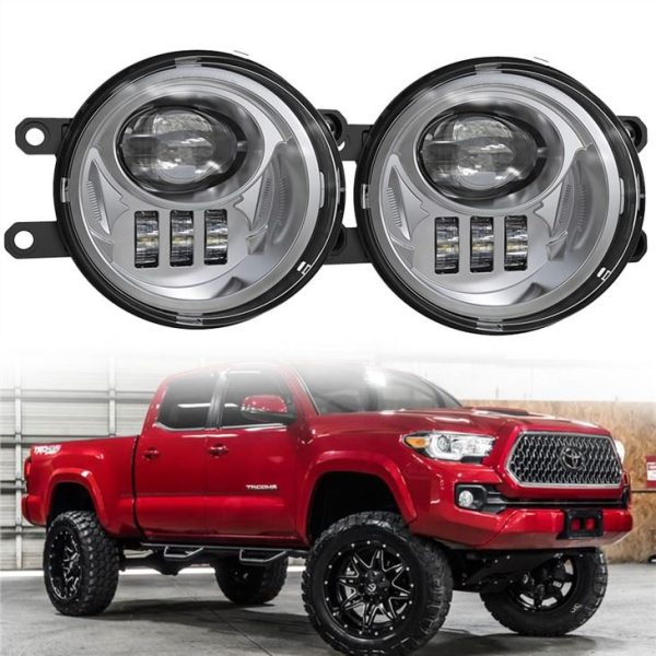 Morsun Black Chrome 12V LED Противотуманные фары для Toyota 2016 2017 2018 2019 Tacoma