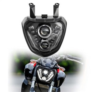Morsun Мотоцикл Светодиодная фара для Yamaha MT 07 FZ 07 MT07 MT-07 FZ-07 2014 + DRL Огни Проектор